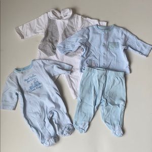 Little  Me / 3 Pommes Newborn Boys Pyjama Set